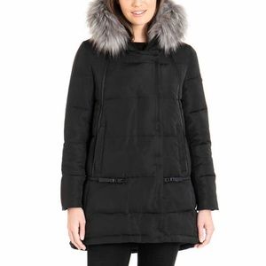 NWT Derek Lam 10 Crosby Ladies' Down Jacket Fur